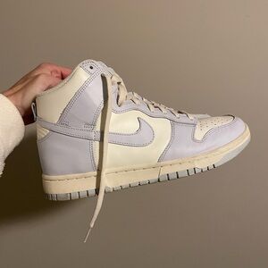 Nike High-Top Sneakers in Light blue and Cream